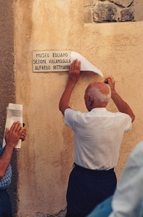 Luigi Bernab Brea e sua nipote Maria