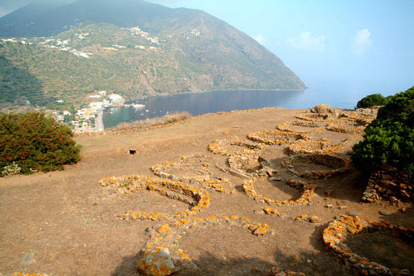 Filicudi The prehistoric village of Montagnola early Bronze Age